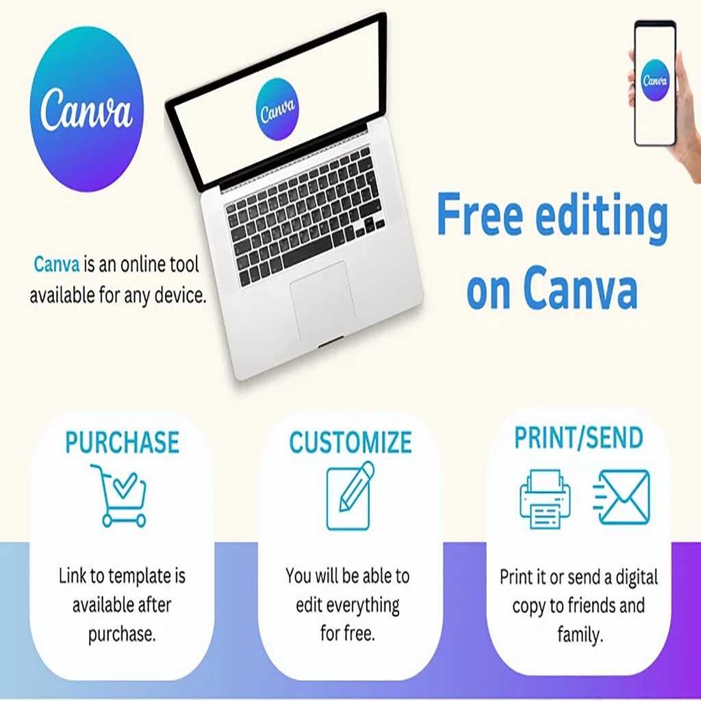 Announce Your Pregnancy in Style – Digital Canva Template - Everbabemom