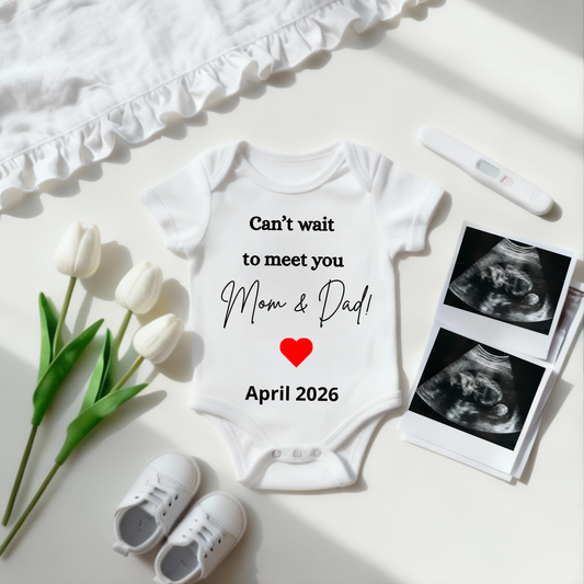 Digital Pregnancy Announcement – Editable Canva Template | Everbabemom