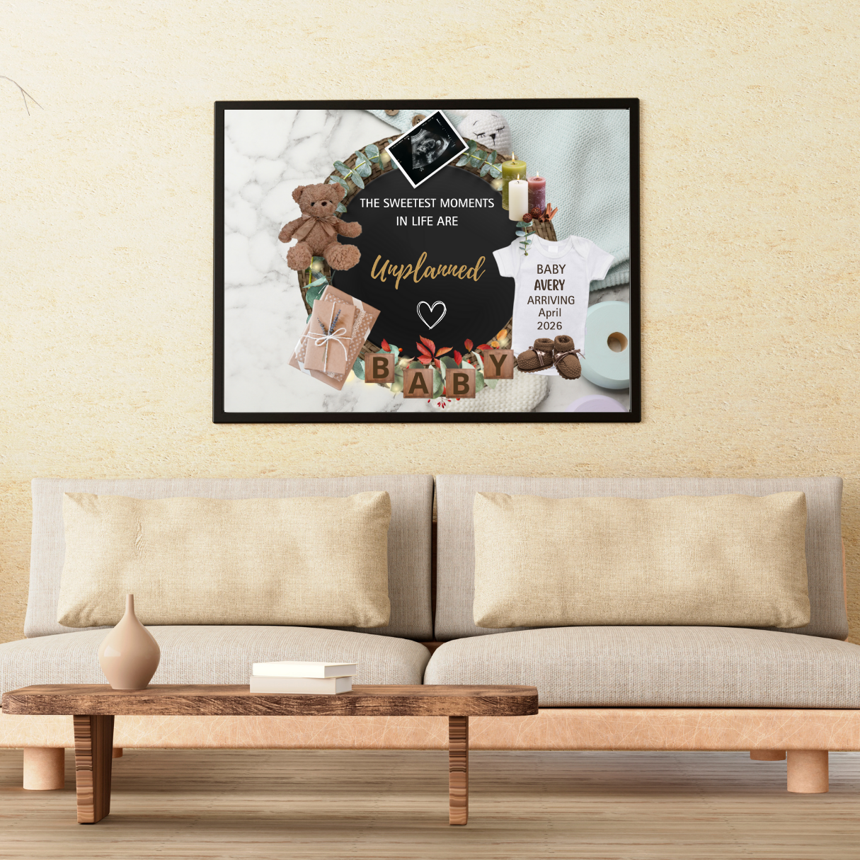 Editable Pregnancy Announcement Template – Everbabemom