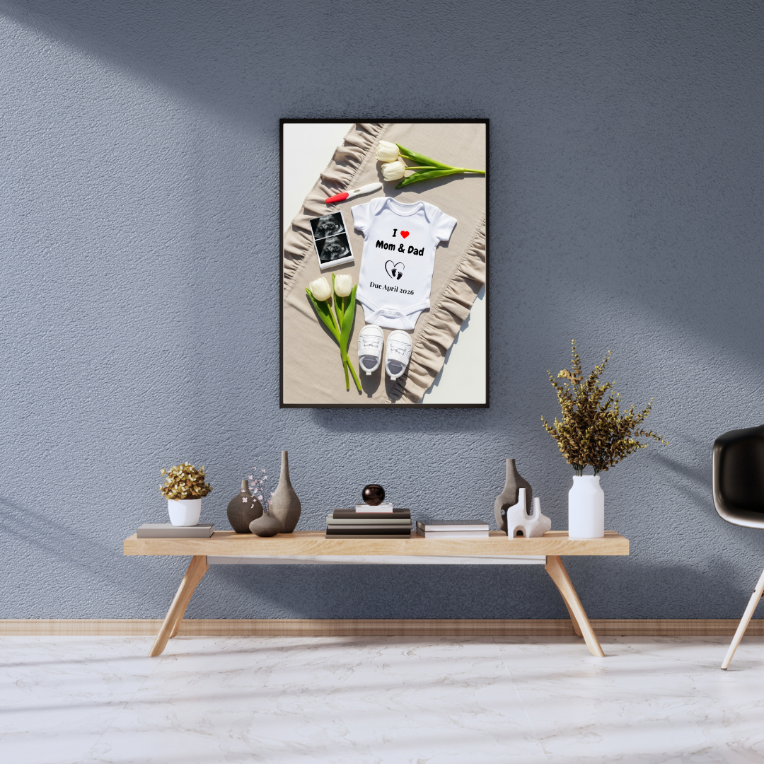 Announce Your Pregnancy in Style – Digital Canva Template - Everbabemom