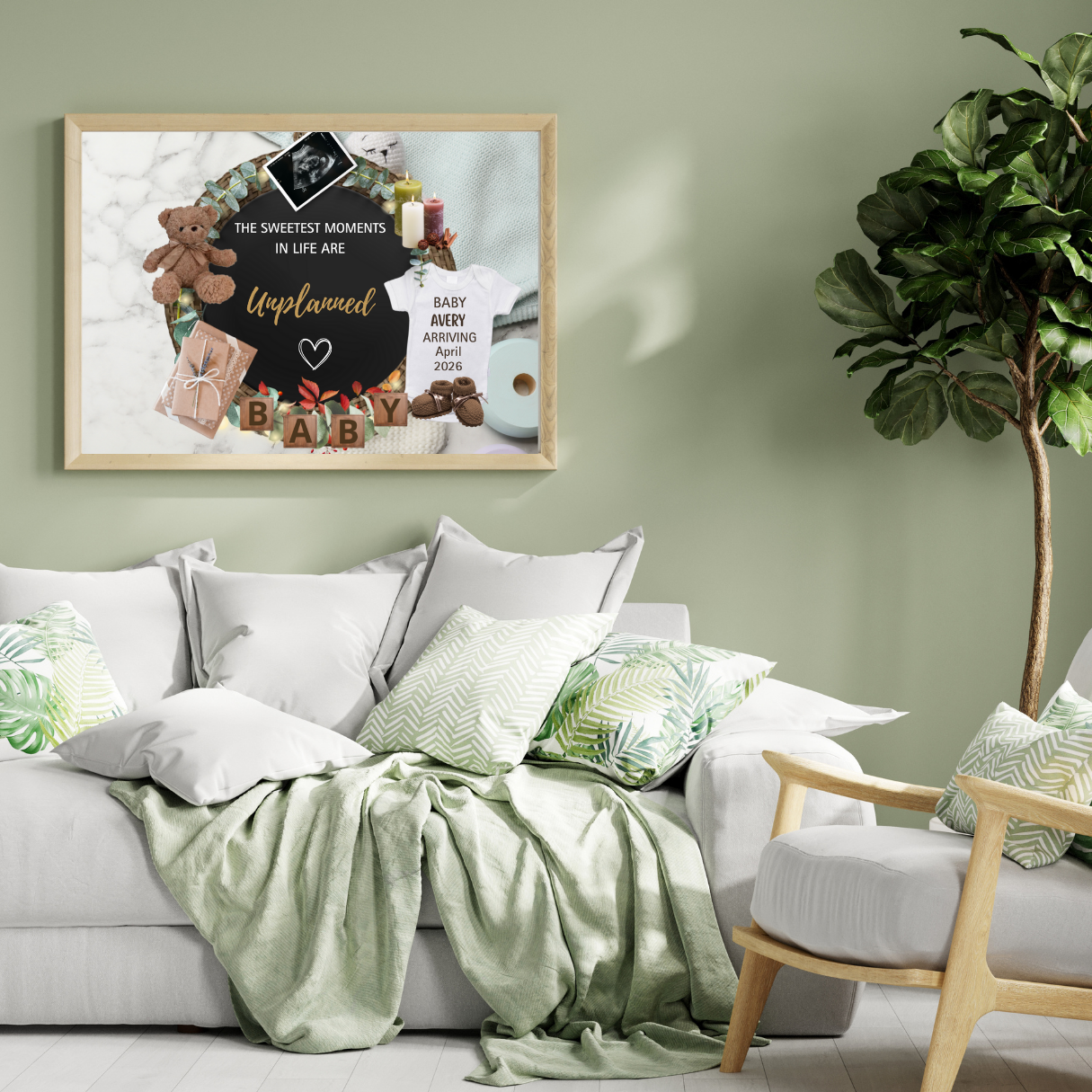 Editable Pregnancy Announcement Template – Everbabemom