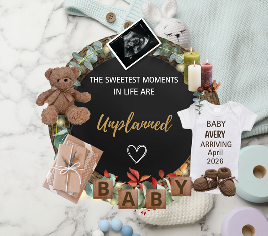 Editable Pregnancy Announcement Template – Instant Download